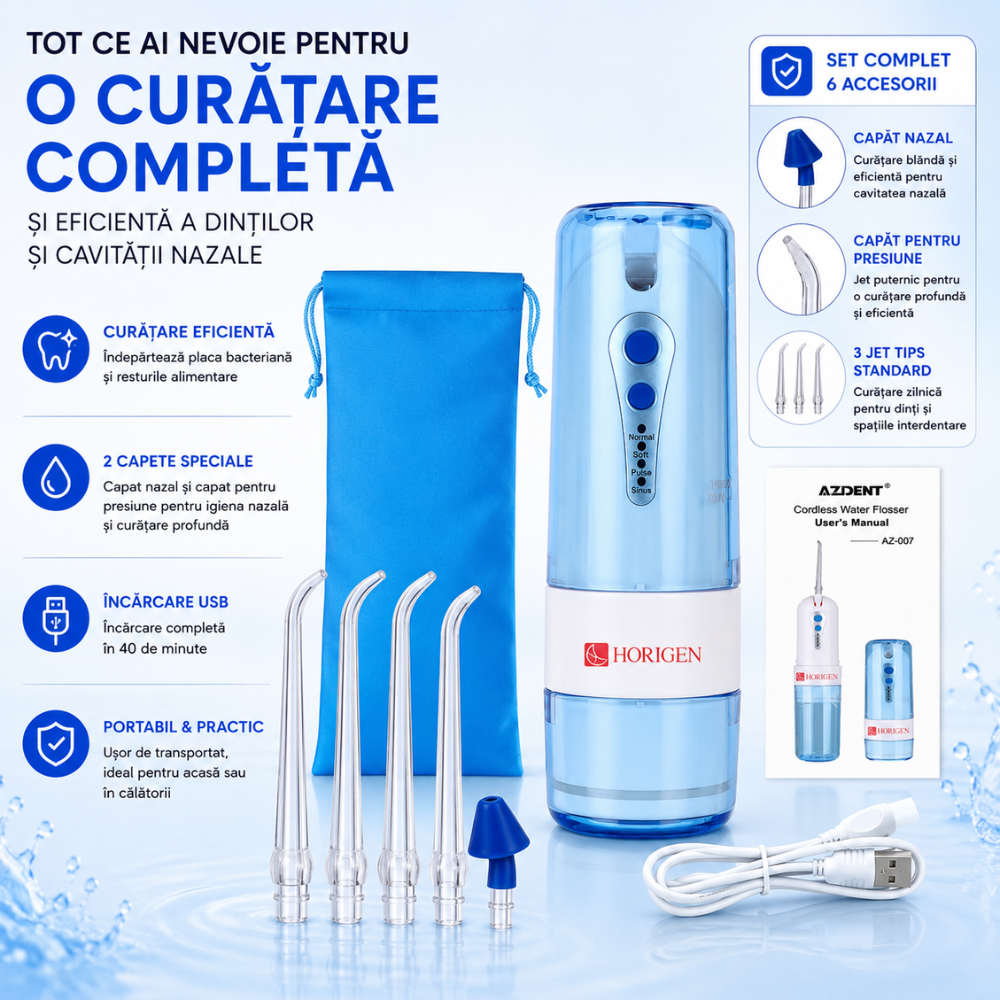 Irigator bucal si oral profesional Horigen V2