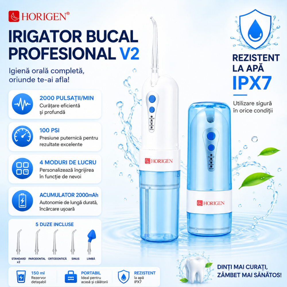 Irigator bucal si oral profesional Horigen V2