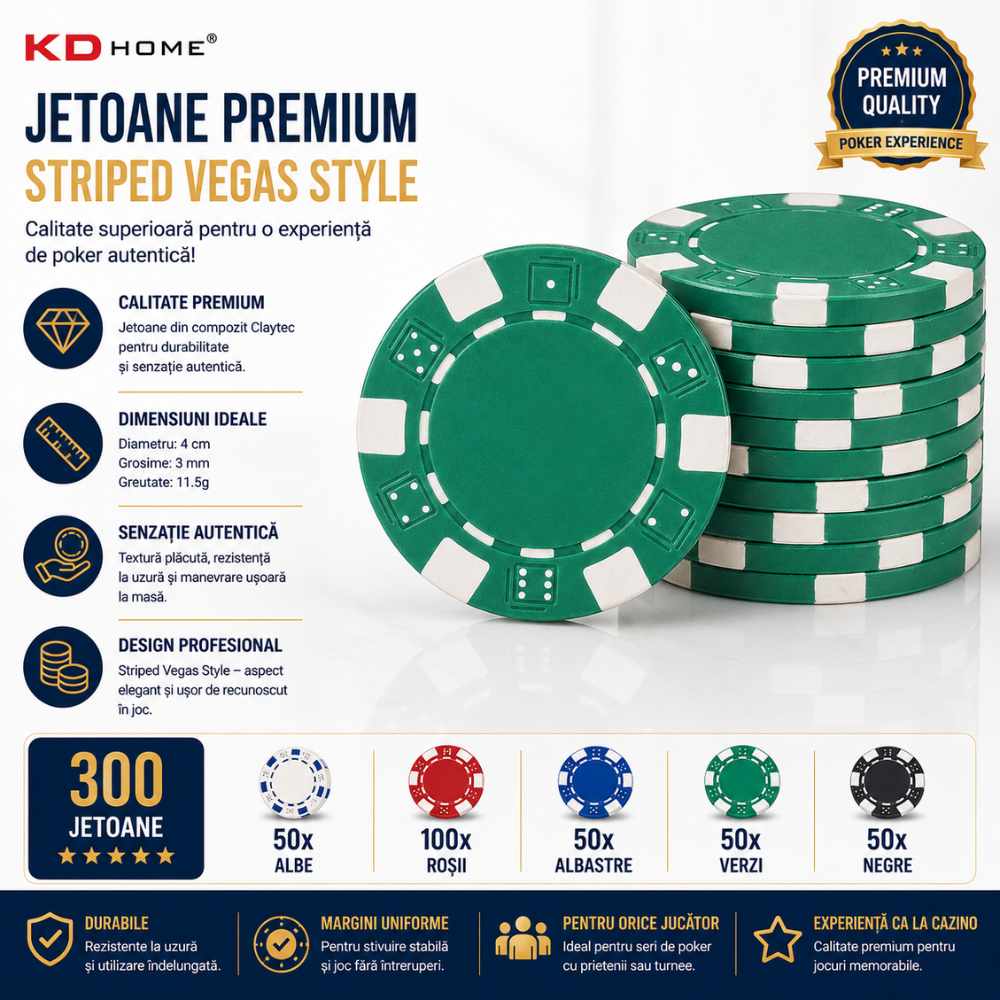Set Poker Premium KD Home High Roller 300