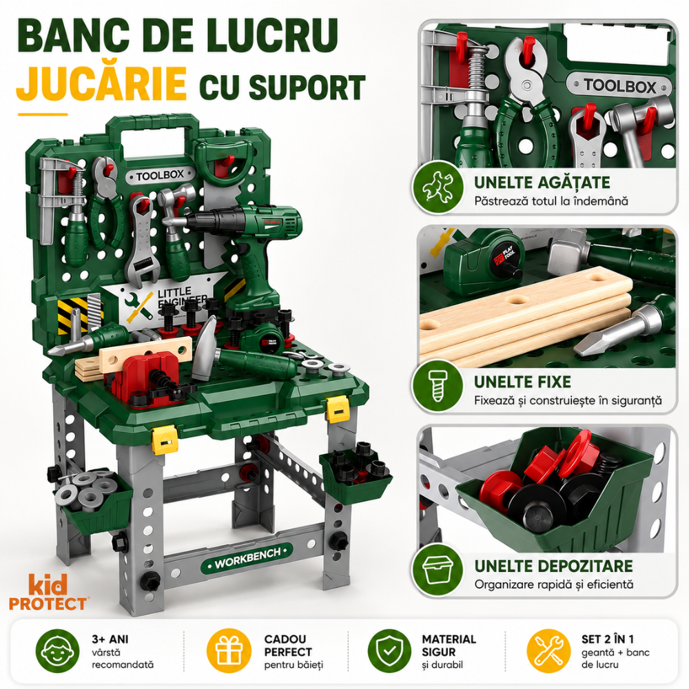Banc de Lucru Copii Kidprotect Smart Workshop