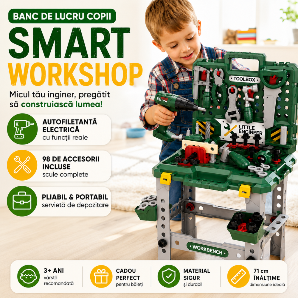 Banc de Lucru Copii Kidprotect Smart Workshop