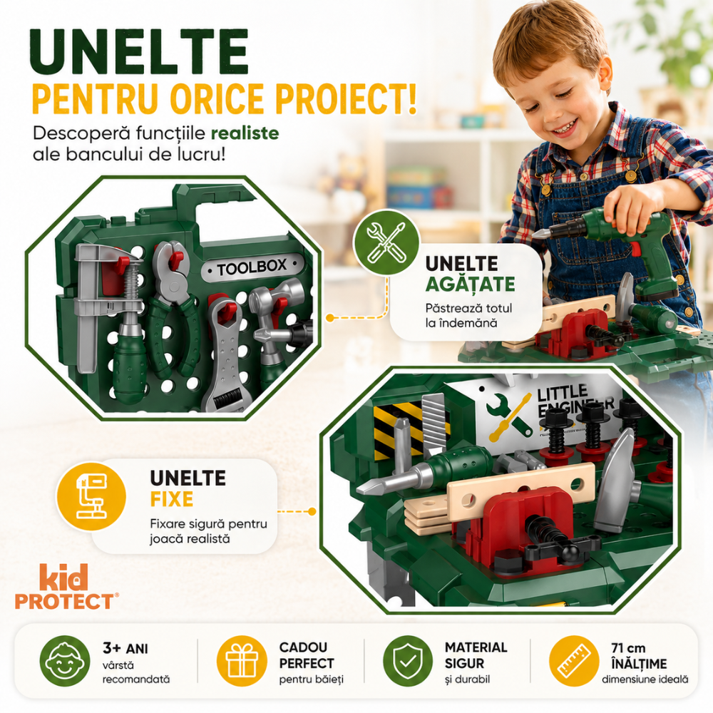 Banc de Lucru Copii Kidprotect Smart Workshop