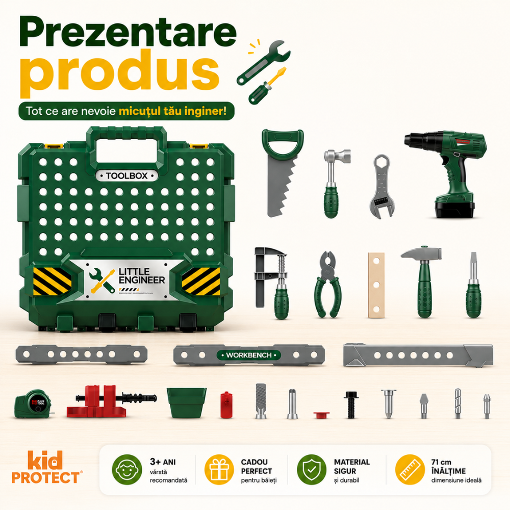Banc de Lucru Copii Kidprotect Smart Workshop