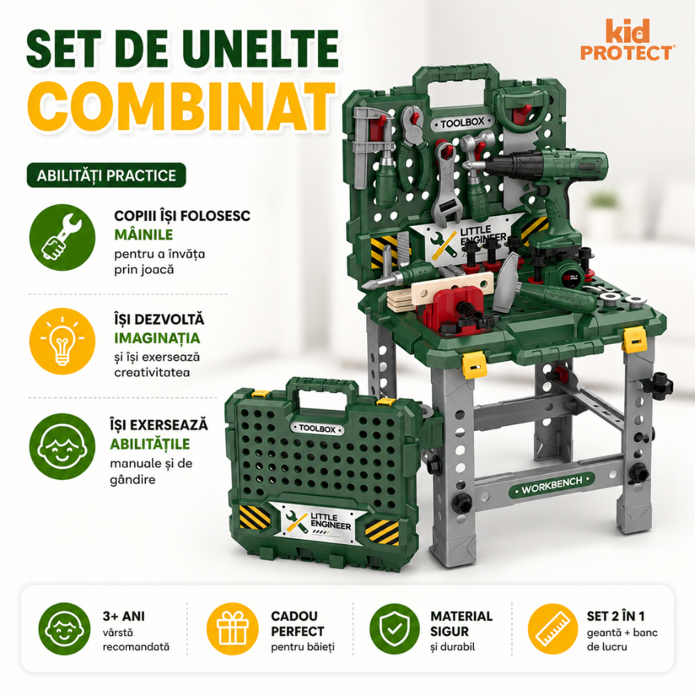 Banc de Lucru Copii Kidprotect Smart Workshop