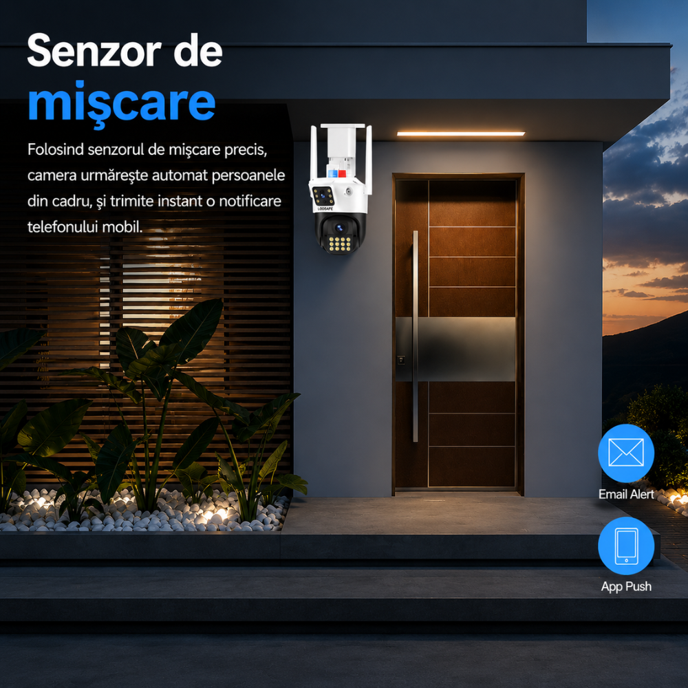 Camera de Supraveghere Dubla Wireless CCTV Loosafe 80MX
