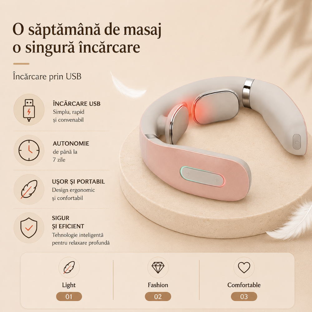 Dispozitiv de masaj cervical Horigen NX-N301