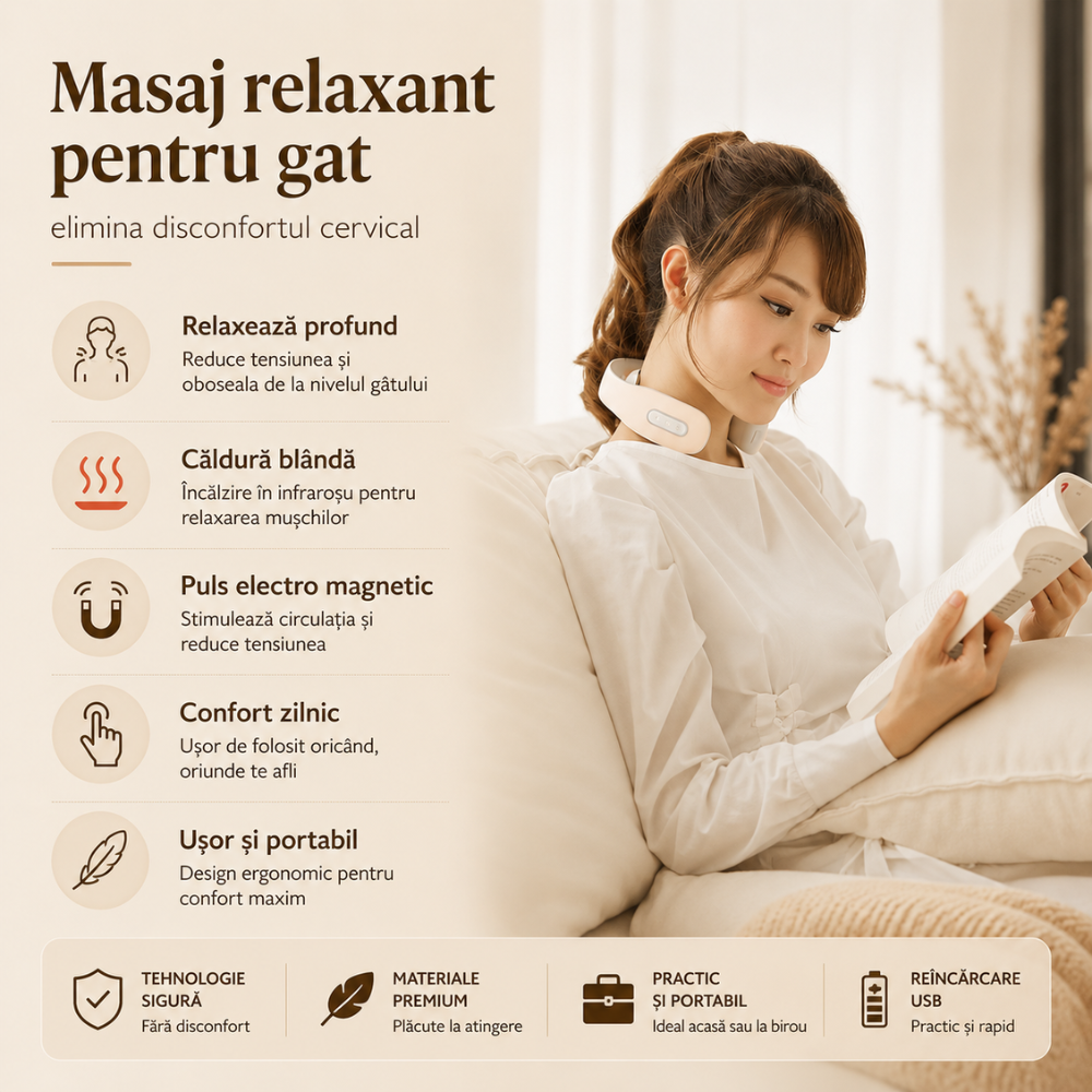 Dispozitiv de masaj cervical Horigen NX-N301