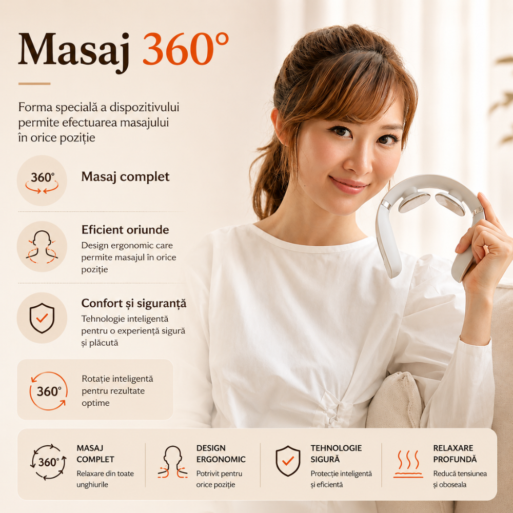 Dispozitiv de masaj cervical Horigen NX-N301
