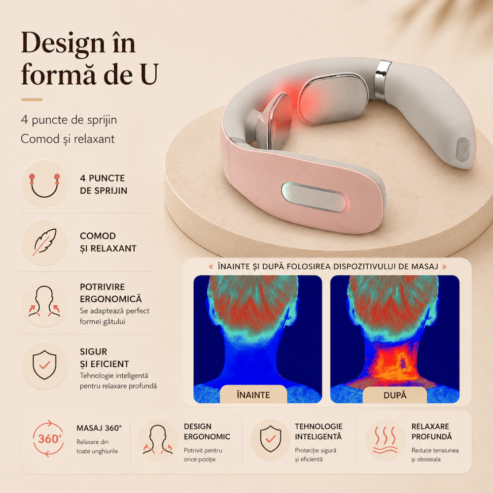 Dispozitiv de masaj cervical Horigen NX-N301