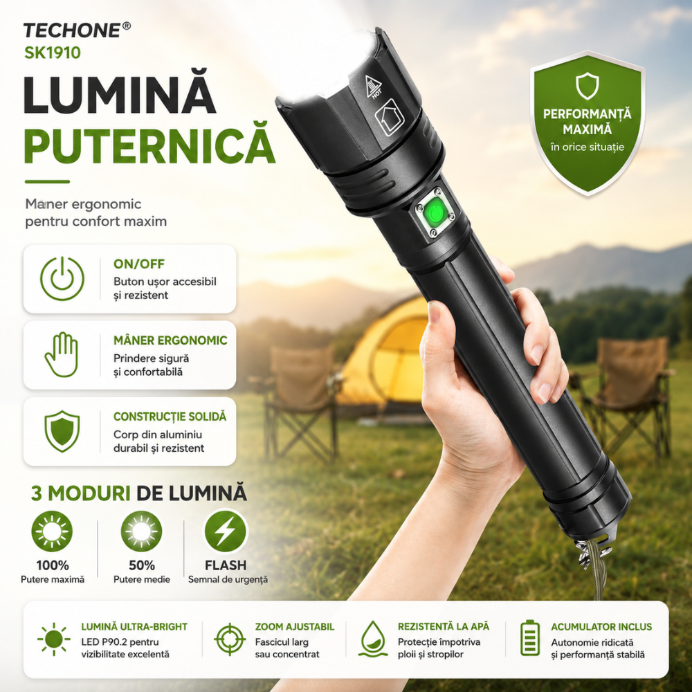 Lanterna tactica LED Techone SK1910