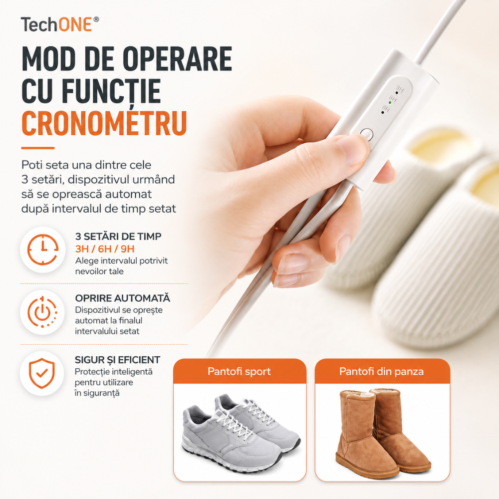 Uscator pantofi electric TechONE WP-S01