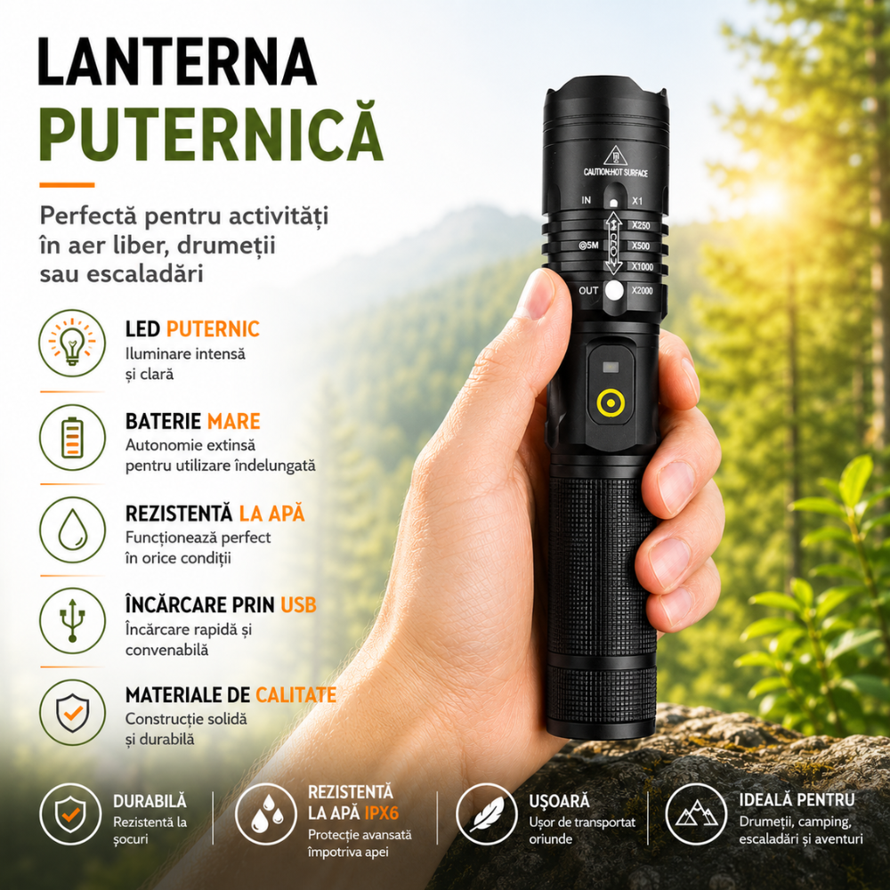 Lanterna LED Techone SK1919