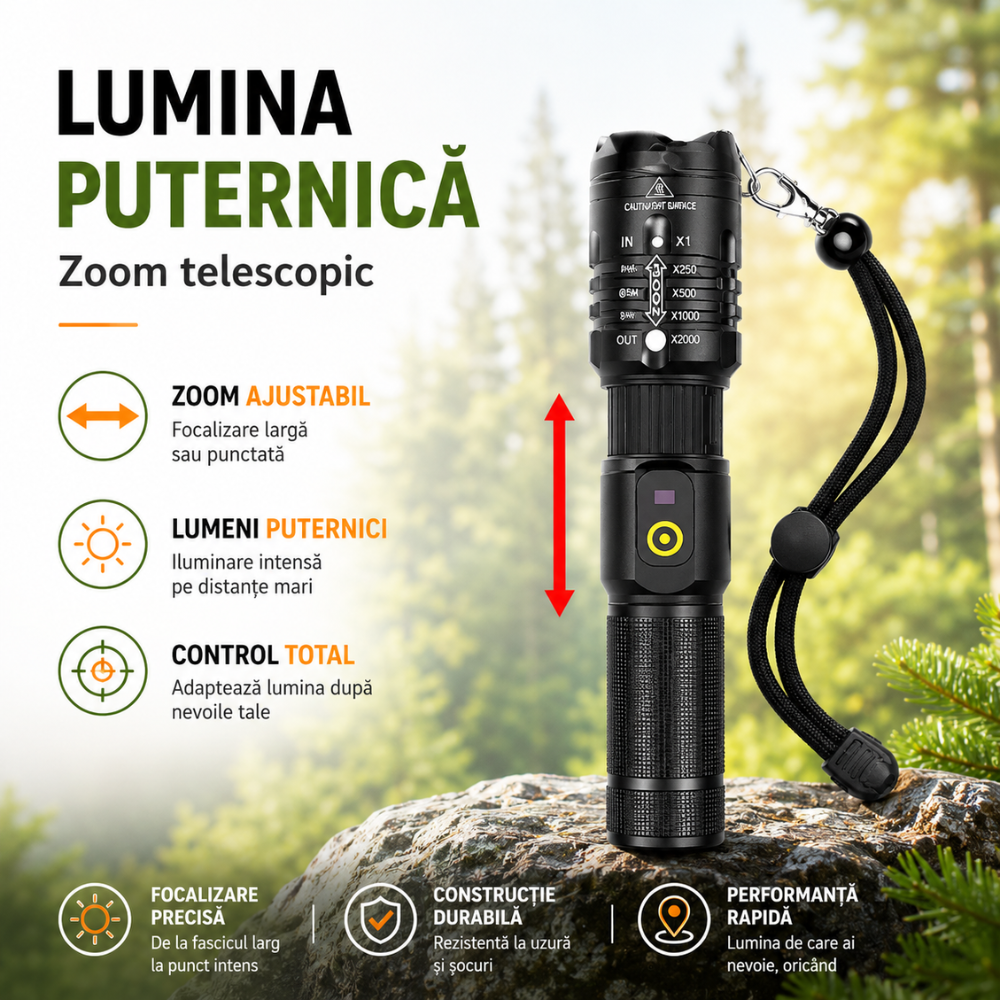 Lanterna LED Techone SK1919
