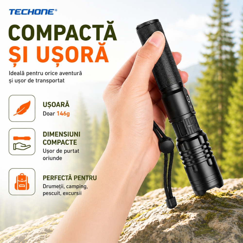 Lanterna LED Techone SK1919