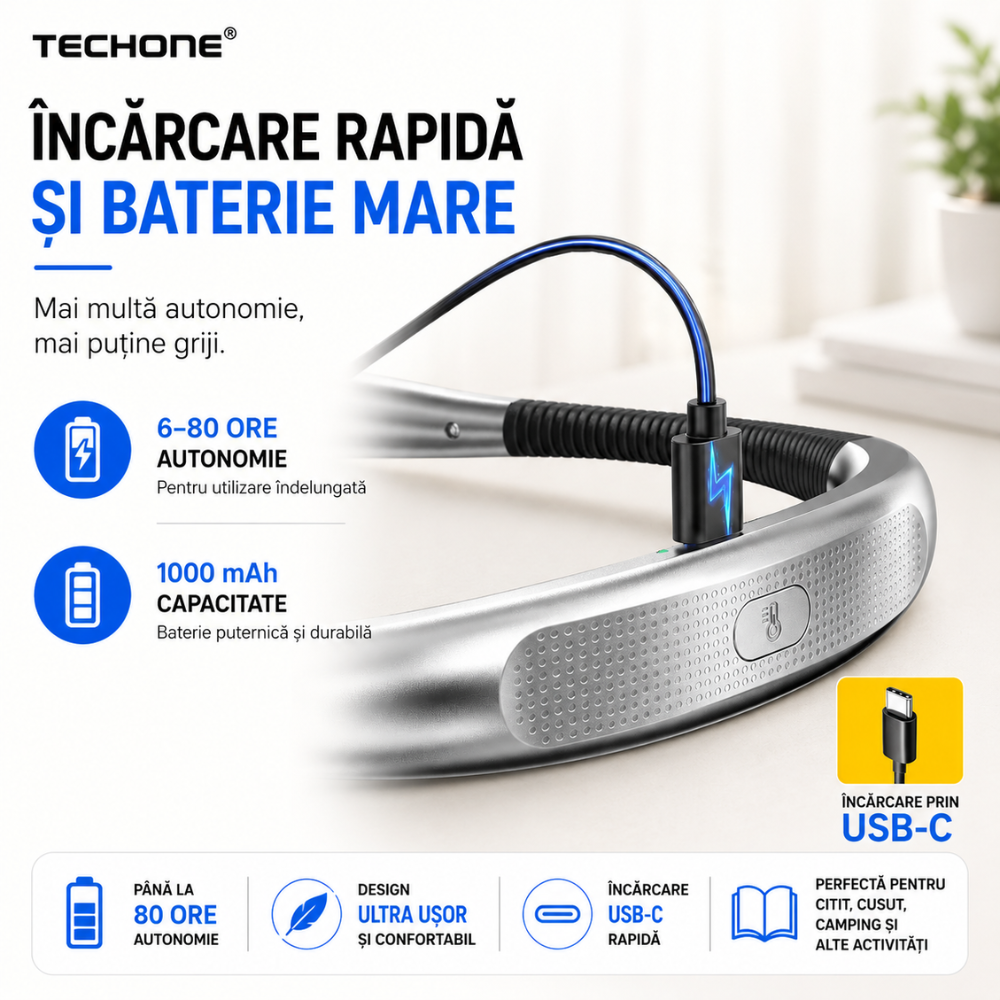 Lampa De Gat Pentru Citit Techone Pro Reader