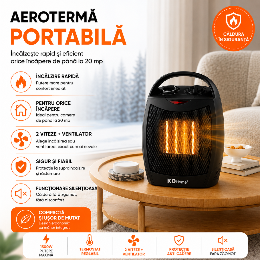 Aeroterma ceramica KD Home Master Heater