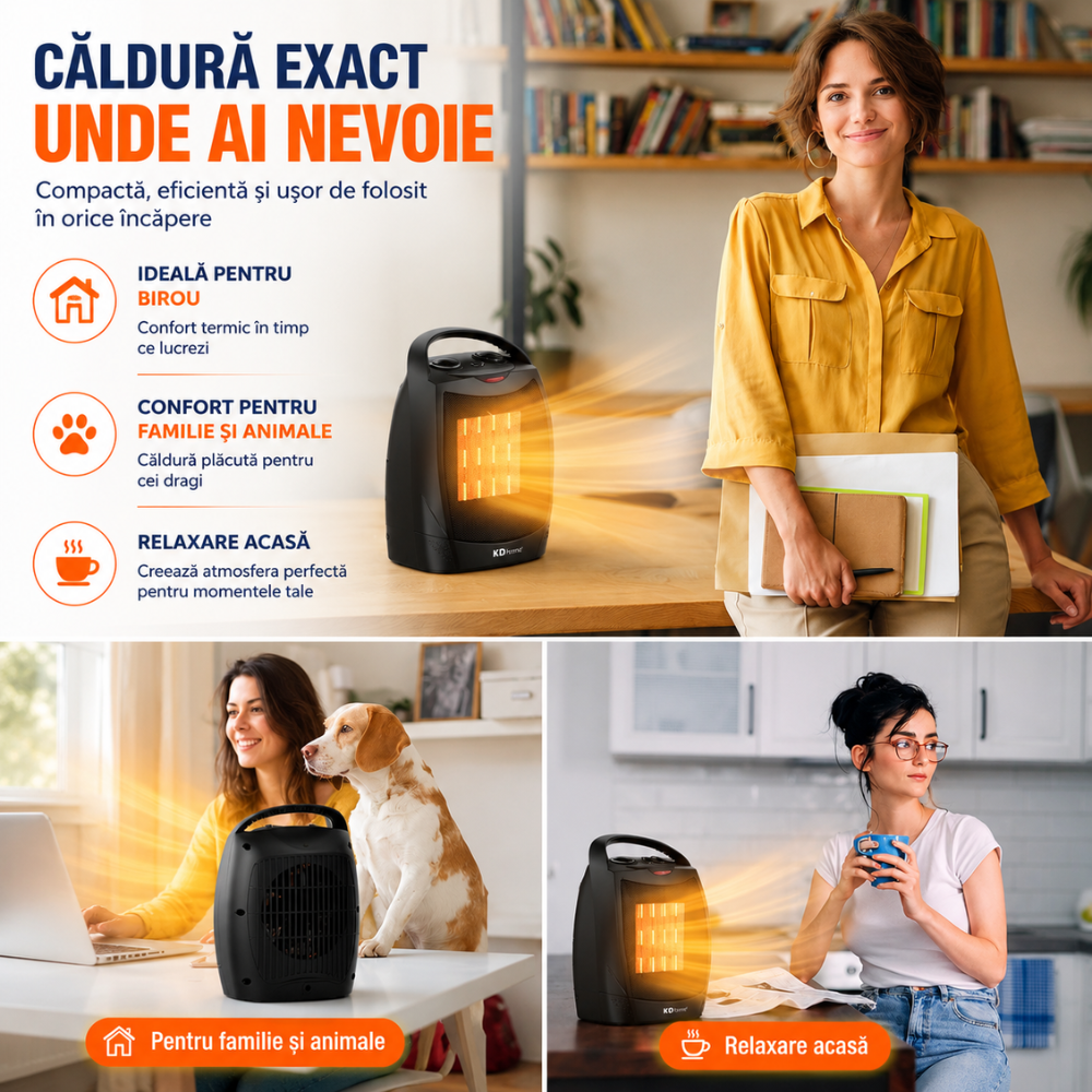 Aeroterma ceramica KD Home Master Heater