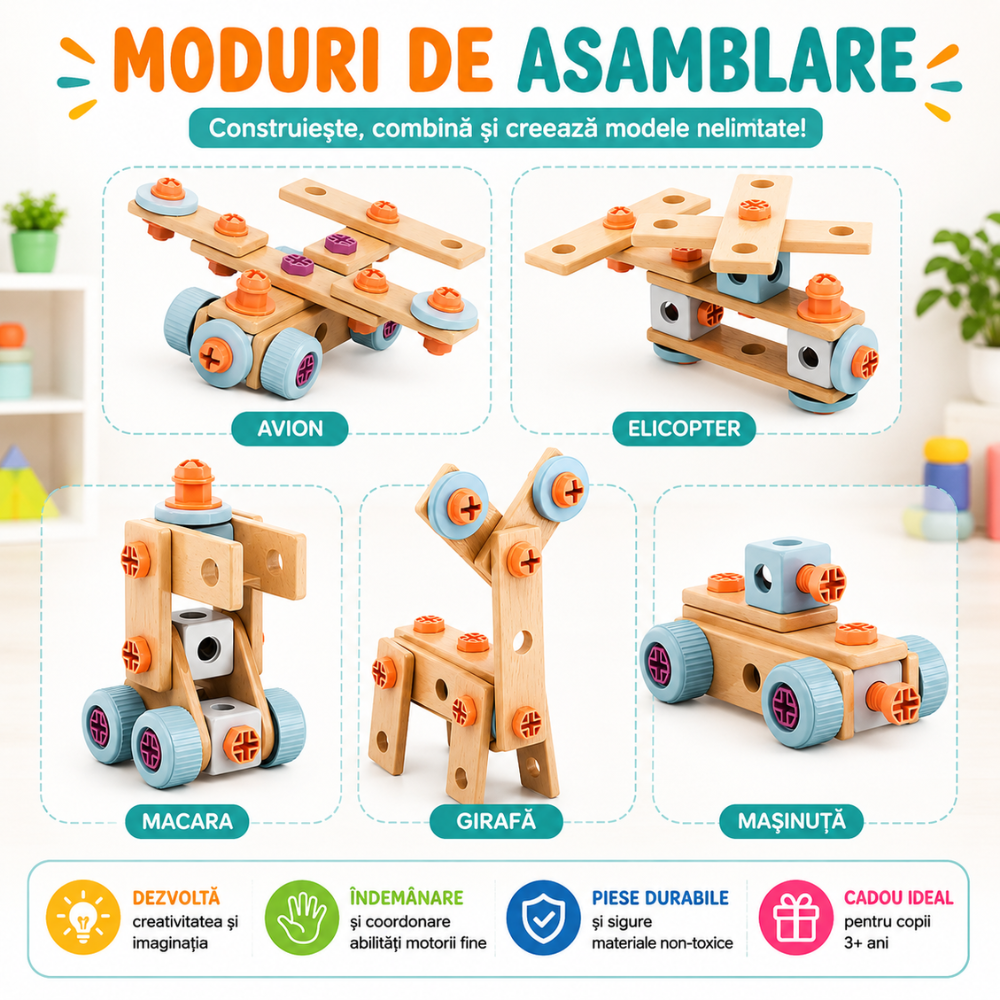 Trusa de Scule Copii de Construit Kidprotect Builder First