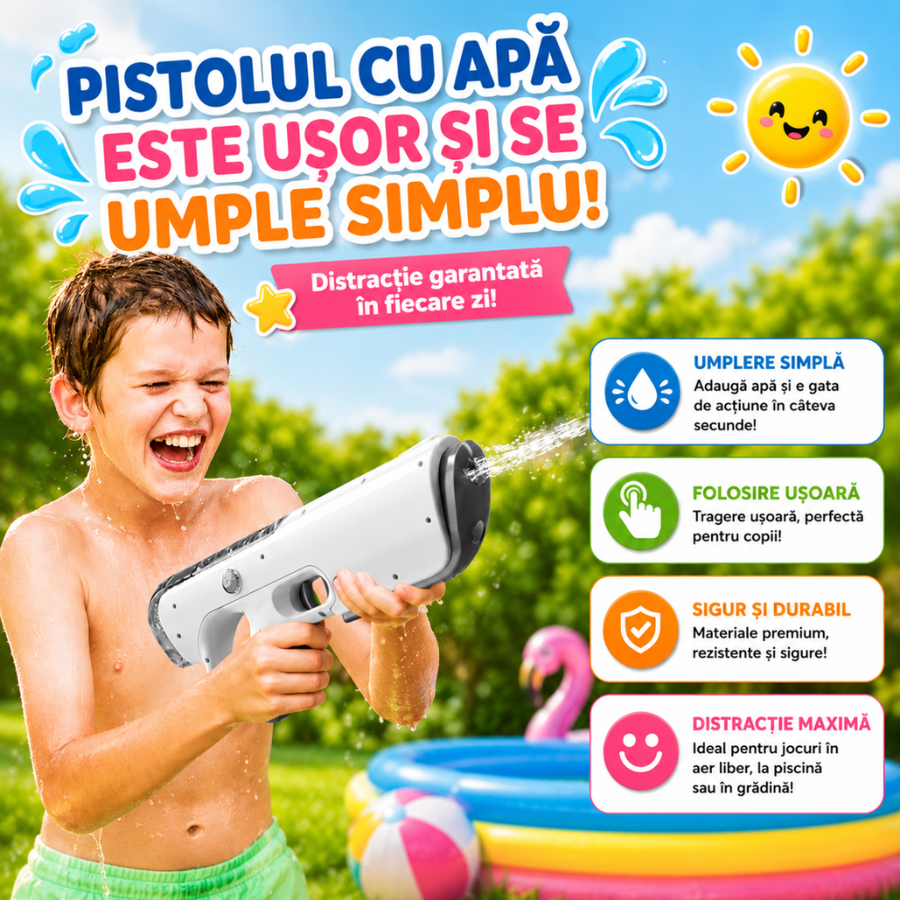 Pistol cu Apa Electric KidProtect SplashForce