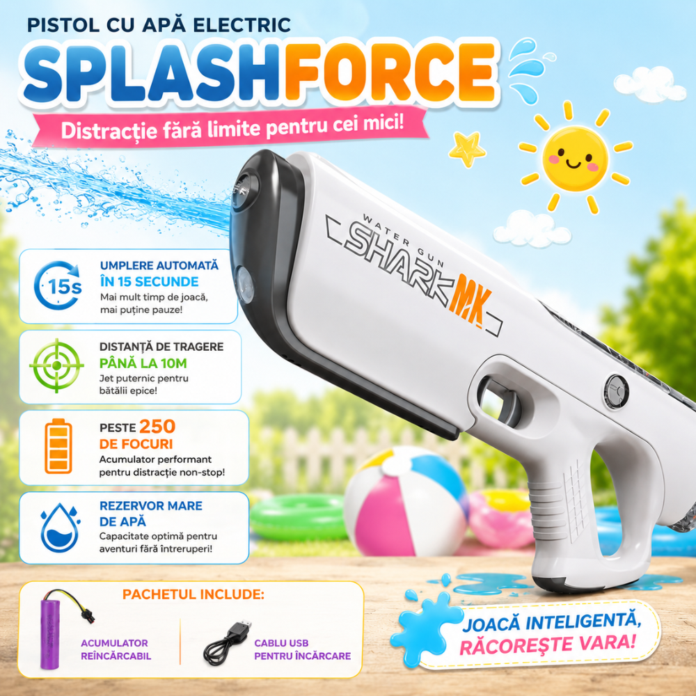 Pistol cu Apa Electric KidProtect SplashForce