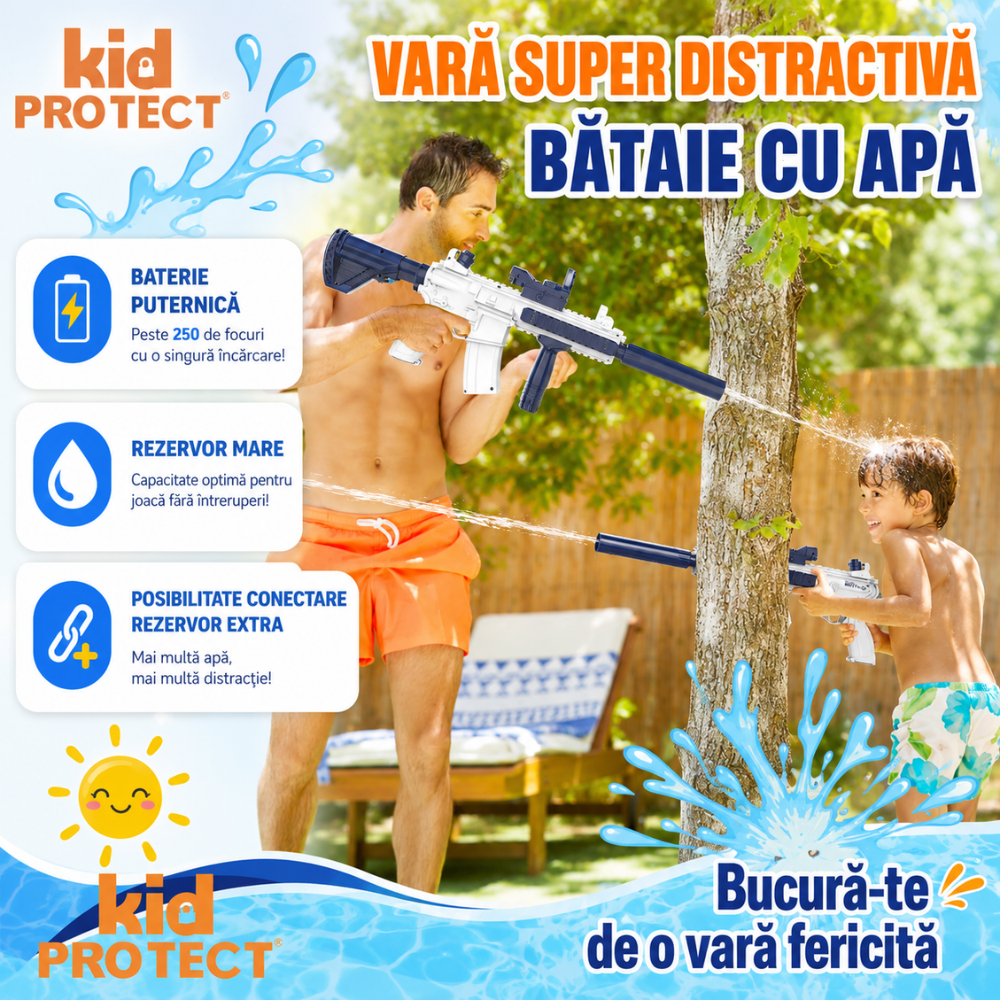 Pistol cu Apa Electric KidProtect WaterRaptor