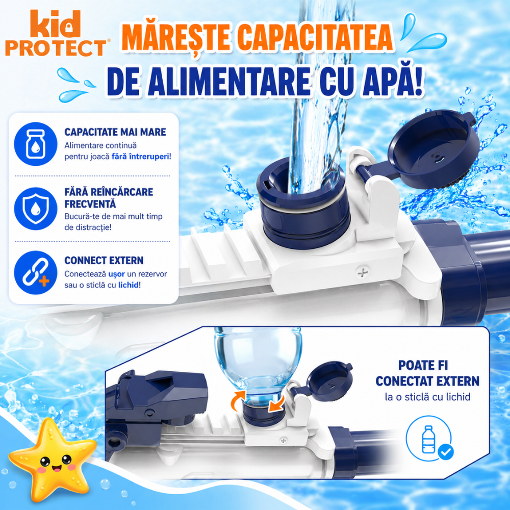 Pistol cu Apa Electric KidProtect WaterRaptor
