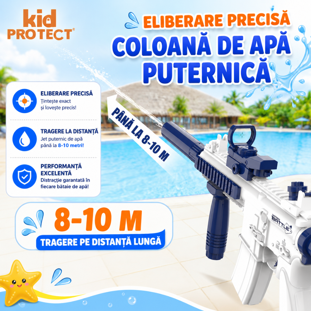 Pistol cu Apa Electric KidProtect WaterRaptor