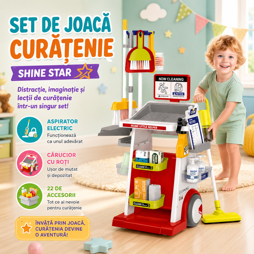 Set De Joaca Curatenie KidProtect Shine Star