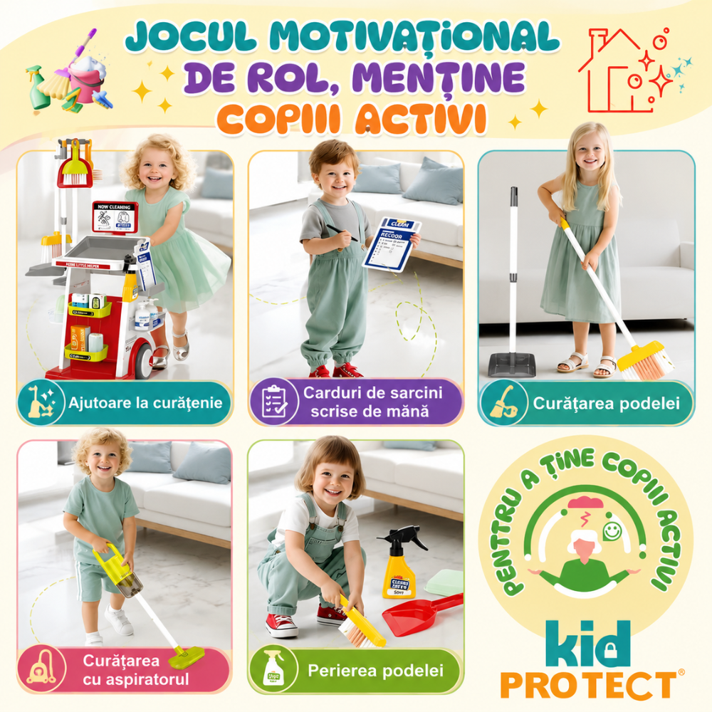 Set De Joaca Curatenie KidProtect Shine Star