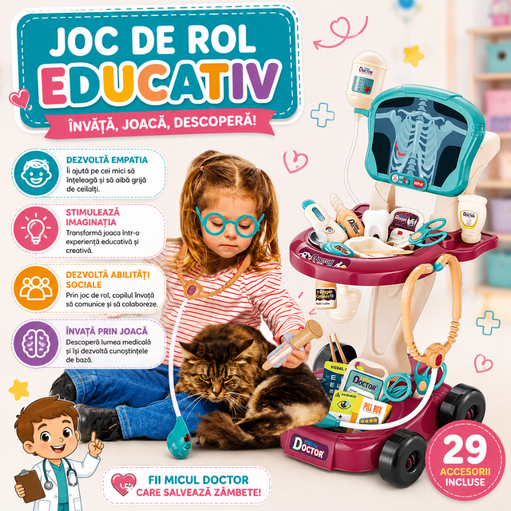 Set De Joaca Doctor KidProtect KiddoDoc Kit