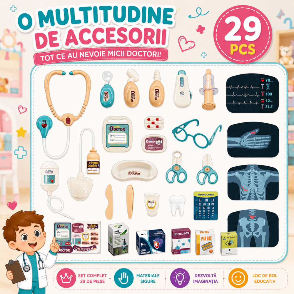 Set De Joaca Doctor KidProtect KiddoDoc Kit