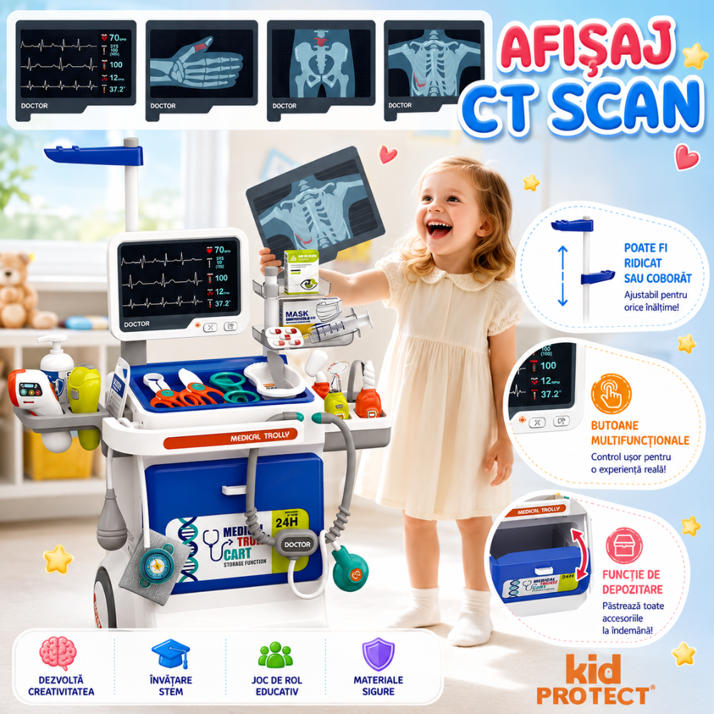 Set De Joaca Doctor Copii KidProtect Doctor STEM Play