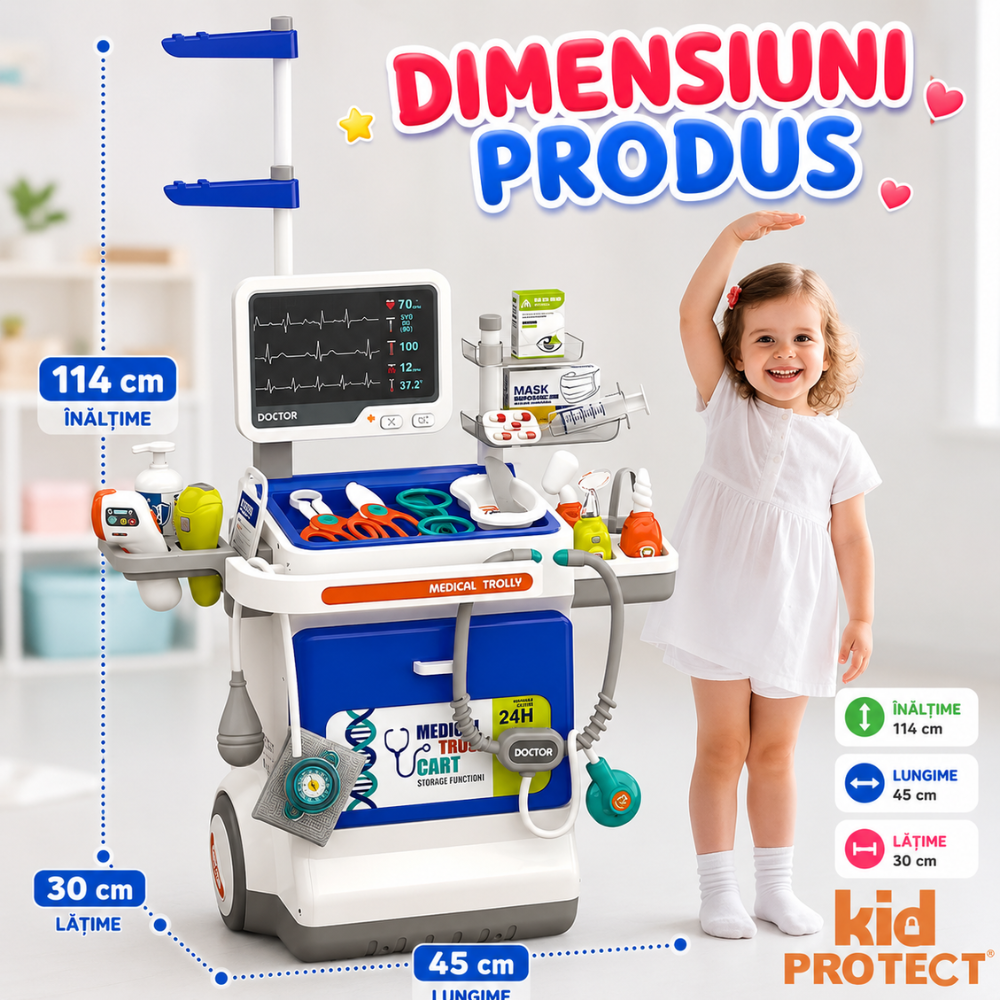 Set De Joaca Doctor Copii KidProtect Doctor STEM Play
