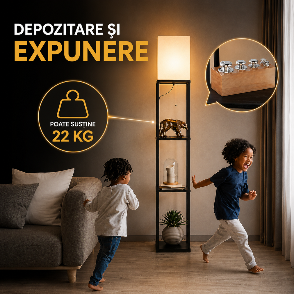 Lampadar Dreptunghiular KD Home LumiEdge