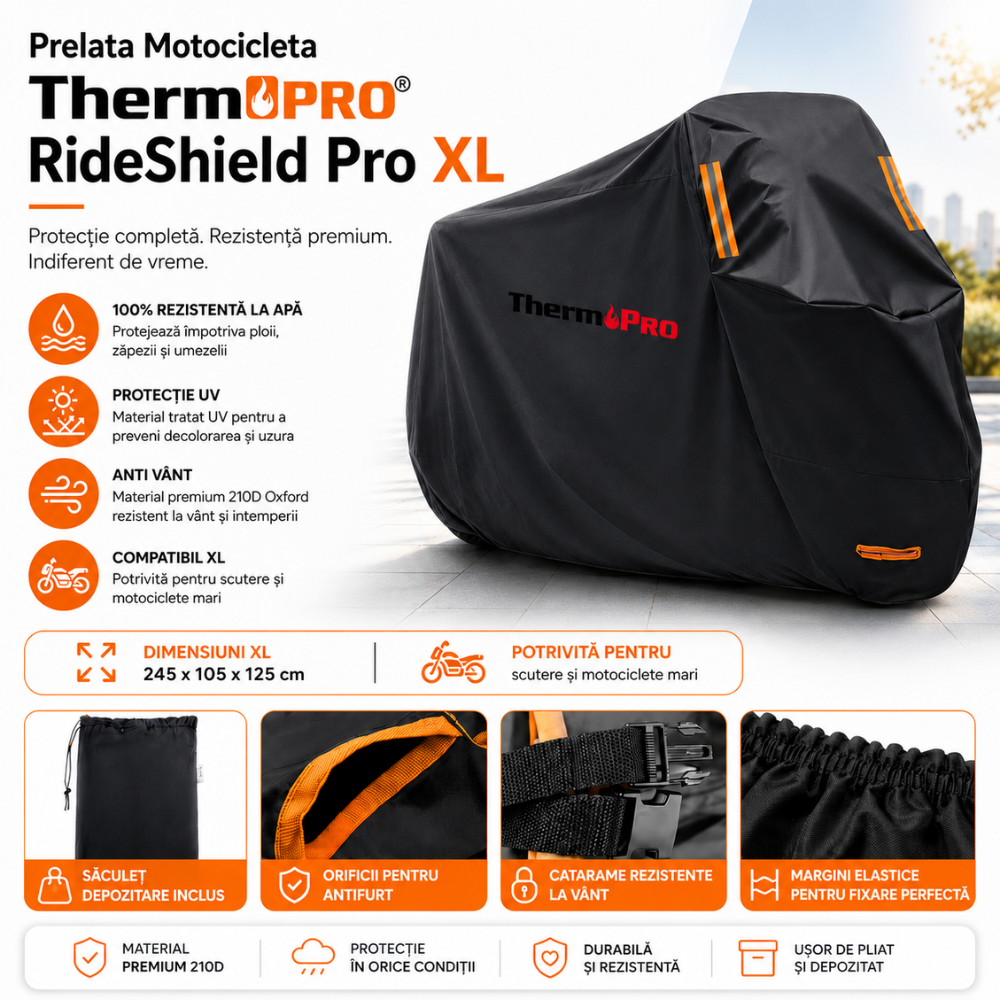 Prelata Motocicleta ThermoPRO RideShield Pro XL