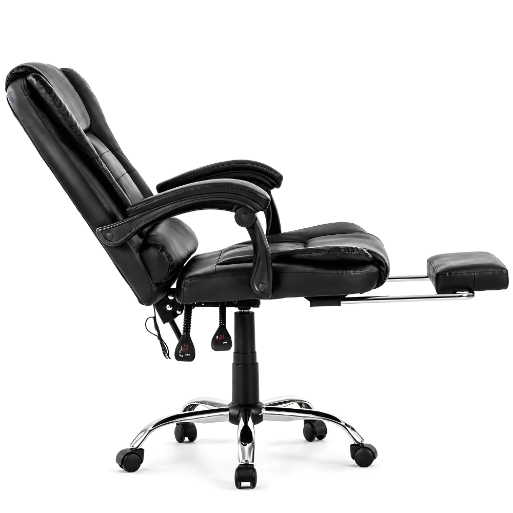 Scaun De Birou Directorial Ergonomic Cu Masaj KD Home ErgoLux Prime, Negru