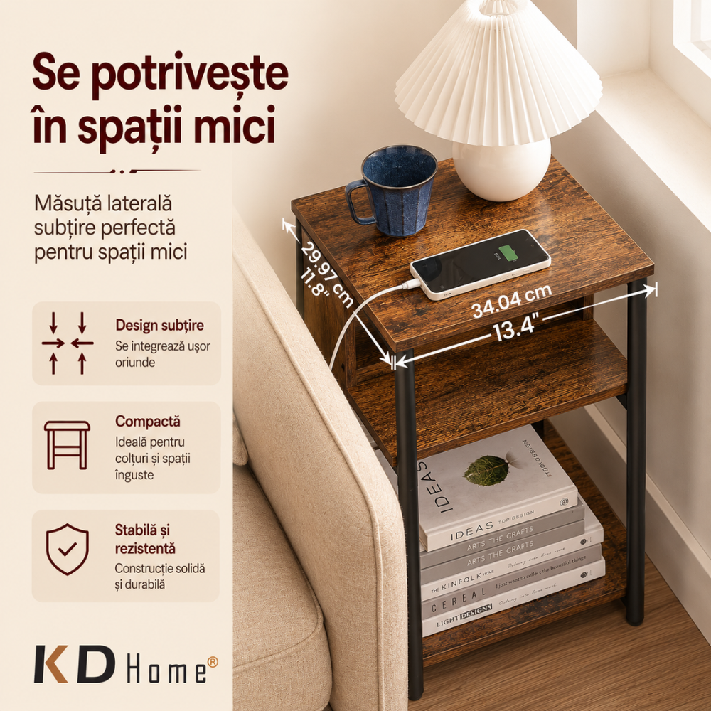 Noptiera cu Priza KD Home NeoDock