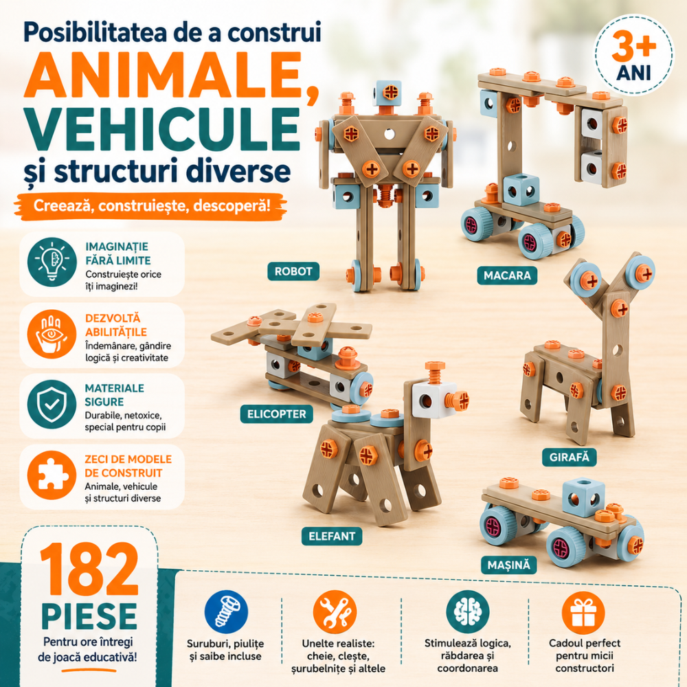 Trusa de Scule Copii de Construit Kidprotect Pro Construct