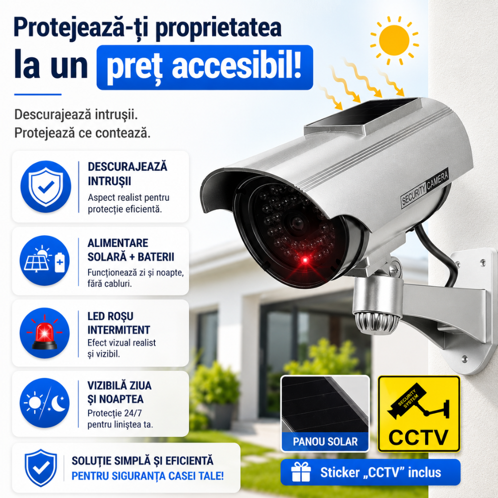 Camera de supraveghere falsa Loosafe Burglar Pro