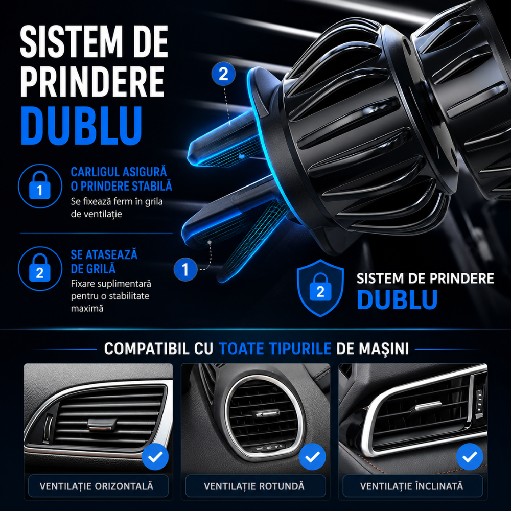 Suport telefon auto magnetic Loowoko Fix IT