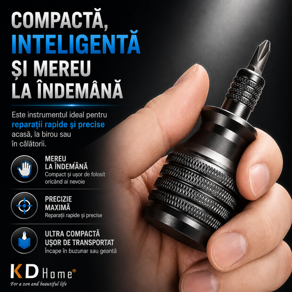 Set Mini Surubelnita Magnetica KD Home TwistMate Multi