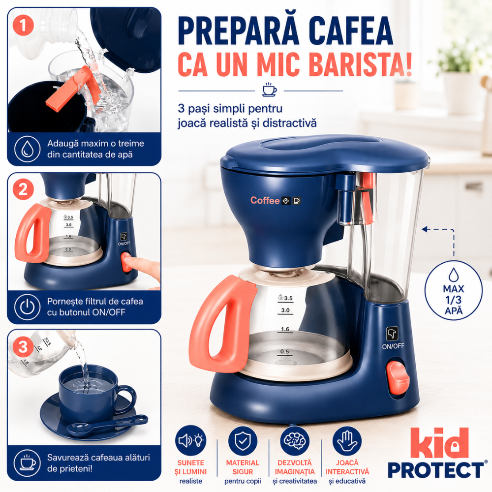 Set Accesorii Bucatarie Copii KidProtect Little Chef Deluxe Set