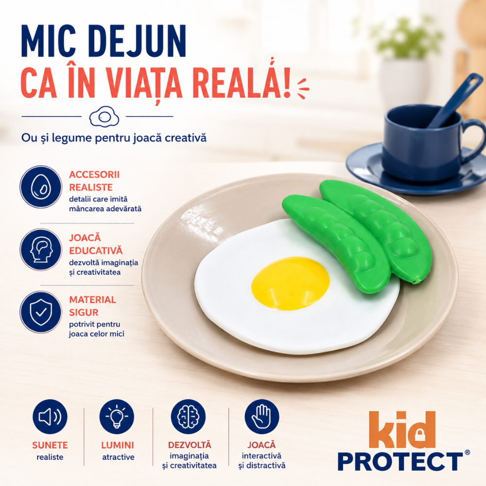 Set Accesorii Bucatarie Copii KidProtect Little Chef Deluxe Set