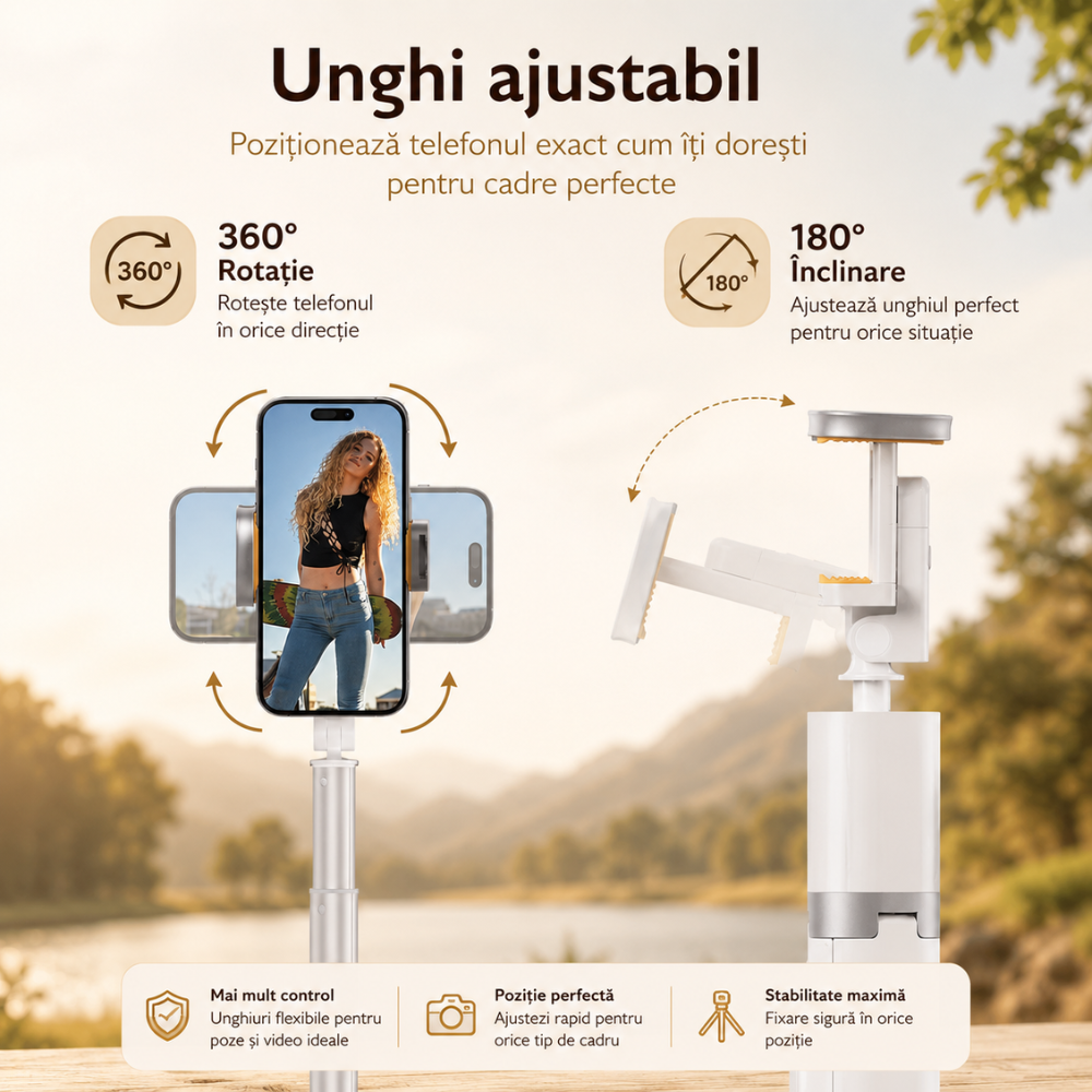 Trepied Foto Telescopic Premium Profesional Techone Photo Buddy Light