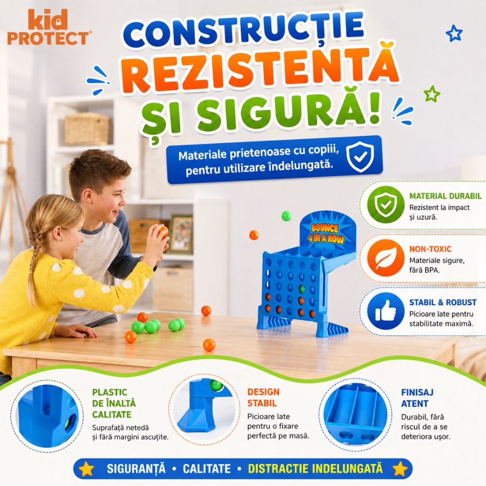 Joc de Societate de Masa KidProtect Bouncy Aim