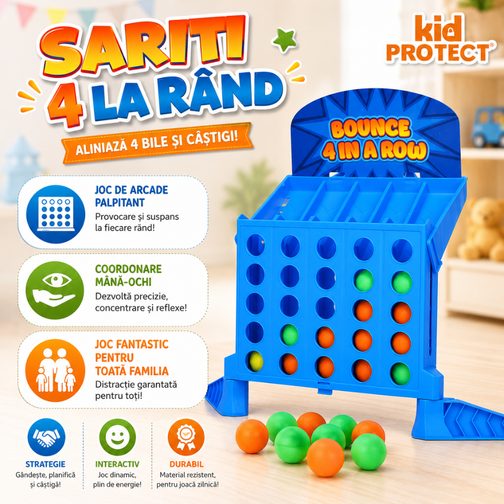 Joc de Societate de Masa KidProtect Bouncy Aim