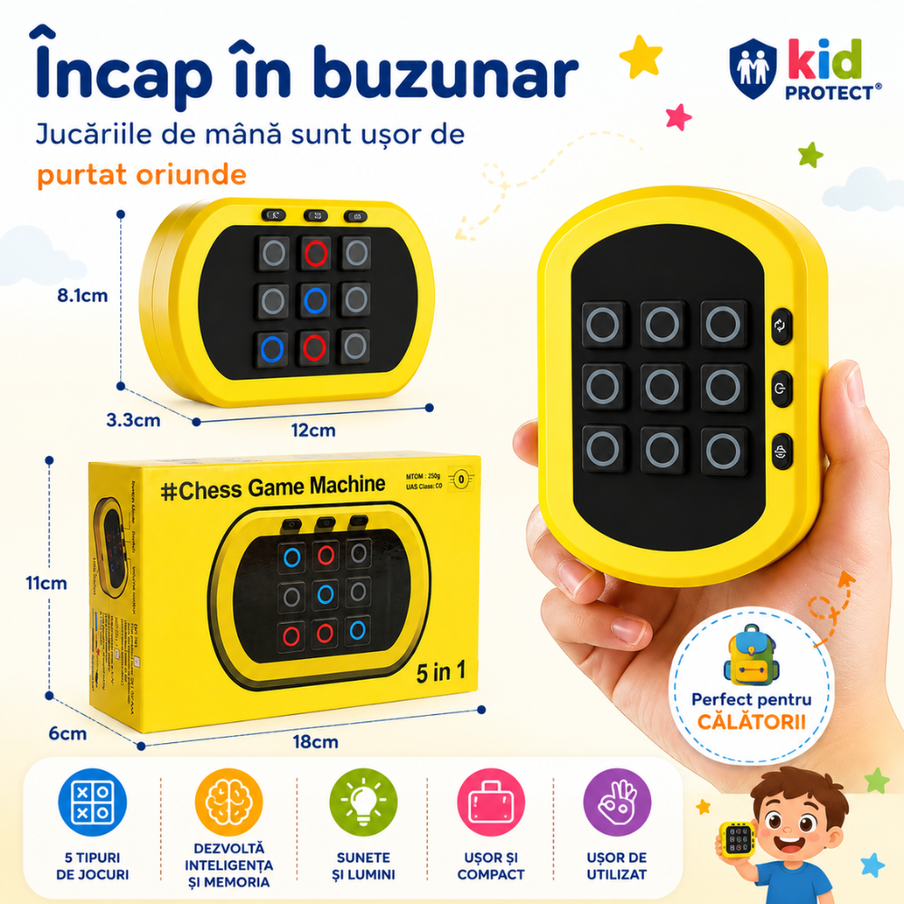 Joc Interactiv Electronic X si 0 KidProtect NextMove XO