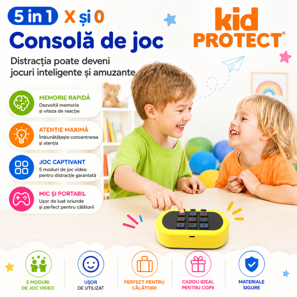 Joc Interactiv Electronic X si 0 KidProtect NextMove XO