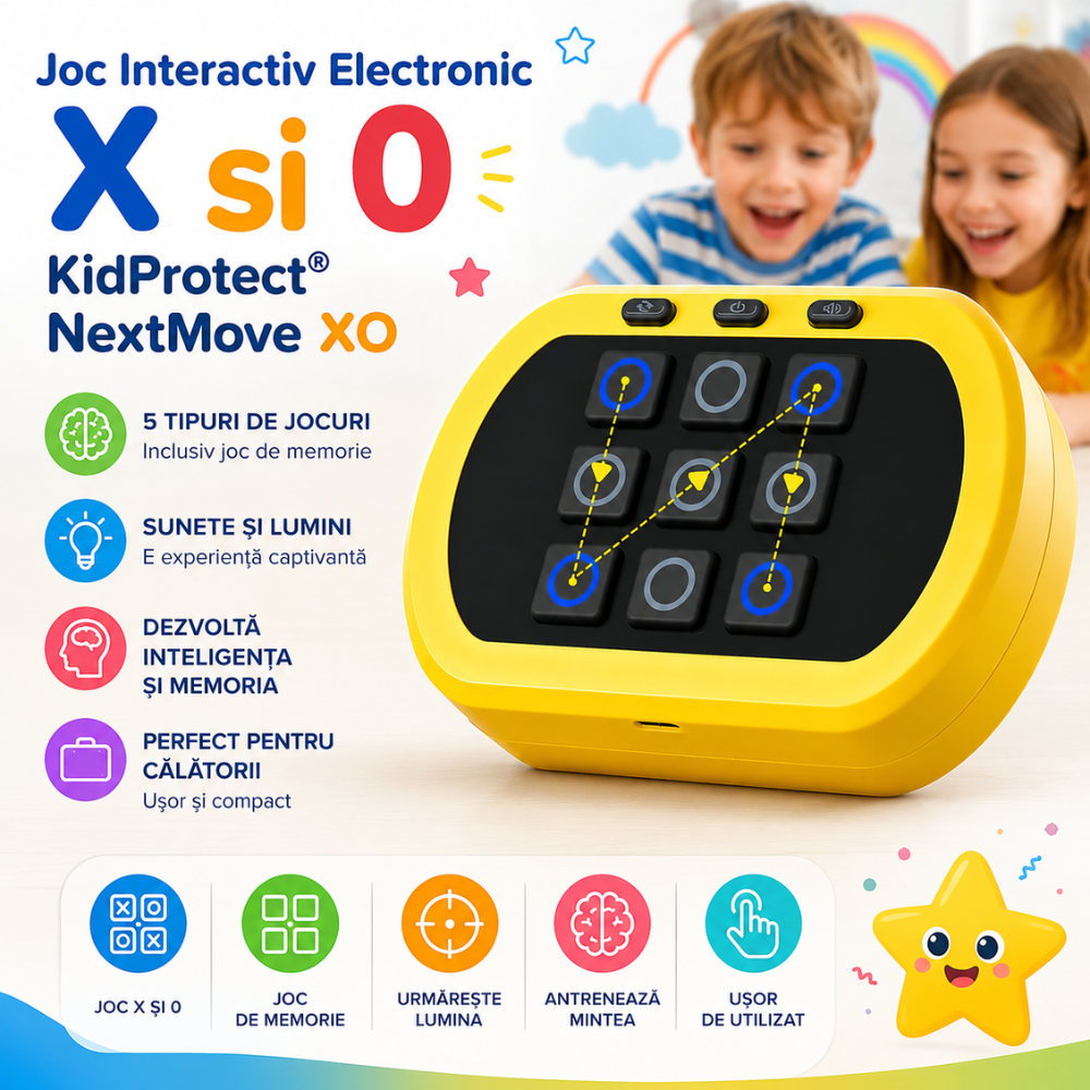Joc Interactiv Electronic X si 0 KidProtect NextMove XO