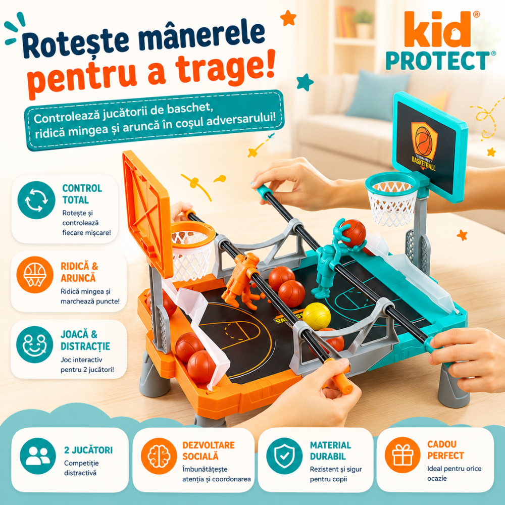 Joc de Baschet de Masa KidProtect Desk Dunk